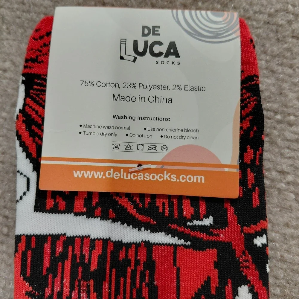 Nightmare Before Christmas Socks For Men De Luca Brand One Size Fits Most NEW‎